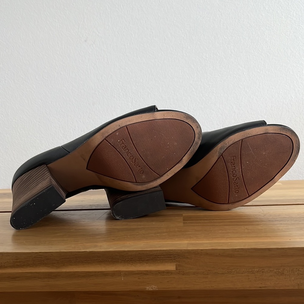 Franco Sarto leather Heeled Sandal 8M - Picture 8 of 8